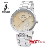 Paris Polo Club นาฬิกาข้อมือผู้หญิง สายสแตนเลส รุ่น 3PP-2201893L
