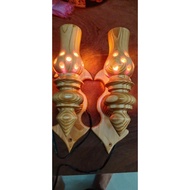 25cm pine wood wall-mounted altar lamp decorates Catholic family altar