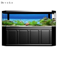 [Cuticate1] Fish Tank Background Wallpaper For Fish Tank Landscape Decoration 61x30cm