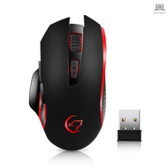 停售 KKM-3C1 G821 Gaming Mouse Wireless Mouse Adjustable 2400DPI Optical Computer Mouse 2.4Hz Mice for