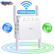 5G WiFi Repeater WiFi Amplifier Signal WiFi Extender Network WiFi Booster 1200Mbps 5GHz Long Range Wireless WiFi Repeater