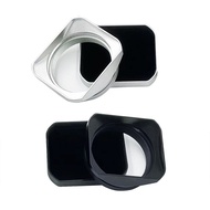Square Metal Lens Hood with Hood Cap for Fujifilm X100 Series X100F X100S X100T X100V 100VI FUJI Cam