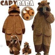 Adult Capybara Cosplay Costume - Kigurumi Style Onesie