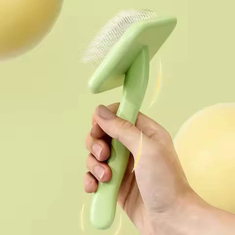 Household Pet Hair Removal Brush, Professional Needle Comb for Dog Cat Grooming Teddy Bichon