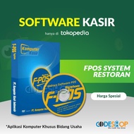 software kasir resto fpos restoran program aplikasi kasir laptop pc