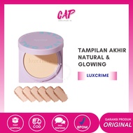 CAP - LUXCRIME Blur & Cover Silk Glowtwo way cake 8.5gr Original - LUXCRIME TWC Silk Glow - High Cov