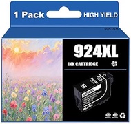 Run Star Remanufactured 1-Pack Epson 924XL T924XL Ink Cartridge Replacement for Epson 924XL T924XL H