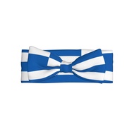 Greek flag Baby Bow Headband, 2.4 * 6.7 Inch Baby Headband, Suitable for Babies 0-6 Months Old, Very