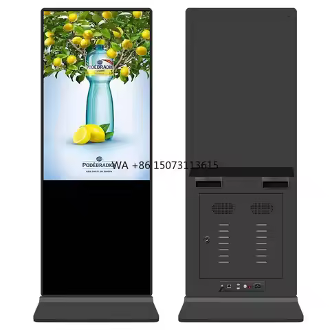 32 43 55 65 Inch 2K 4K Floor Stand Touch Screen Supplier Digital Signage Free Alone Lcd Kiosk Monito