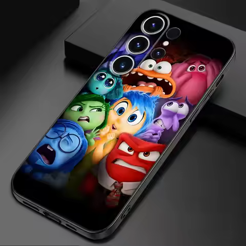 Bumper Black Soft Phone Case for Samsung Galaxy S21 FE S24 Ultra S22 Plus S21 5G S20 S23 Ultra Disne