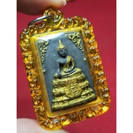 #Thai Amulet 龙婆坤 Lp Koon Somdej Nangphaya 崇迪佛 ( 黑木粉和贝叶经粉 งิ้วดำ)