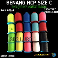 NCP thread size c large roll 2300 yards anti-penetration thread wrapping rod thread assist hook fish