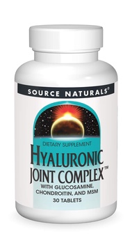 Source Naturals Hyaluronic Joint Complex with Glucosamine, Chondroitin & MSM - 30 Tablets