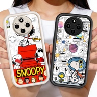 HP O-43 Snoopy Casing Siliconehp for Xiaomi Redmi Note poco 15 A3X M8 A3 14C Pro 5G