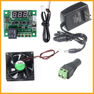 Temperature Control Combo W1209+12v-2A Power Supply+12v-8x8x2.5Cm Fan+Female Power Jack