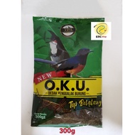 Dedak burung New O.K.U (Top Belalang) Bird Food Makanan Burung 300g