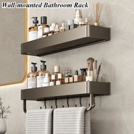 Wall-mounted Bathroom Rack,toilet Punch-free Storage Rack,suitable for Towels,toiletries,and Paper T