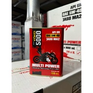 [GENUINE] YOKO 5000 5w40 SN Motorcycle Lubricant (SQUARE CAN) for manual cars