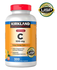Kirkland Vitamin C 500 mg 500 tablets (chewable)