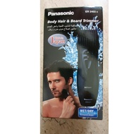 Panasonic ER2403 Wet/Dry Body Hair and Beard Trimmer (Black)
