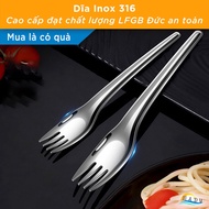SSGP Premium 316 Stainless Steel Fruit Plate, Pastry Fork, Antibacterial Stainless Steel Plate, Luxu