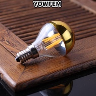 YOWFEM Crystal Light Bulb, E12/E14/E26/E27 Warm White LED Light Bulb, 2023 Incandescent 2200K 2700K 