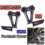 Rear footrest bracket cover carbon Dynopro Rs150 Rsx150 Footrest Bracket Exhaust Bracket Set RS-X RS