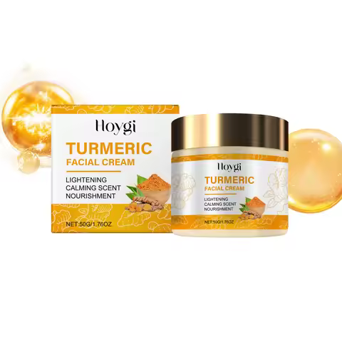 Hoygi Turmeric Brightening Cream, Hydrating and Moisturizing Gentle Moisturizing Soft Brightening Fa
