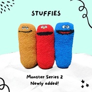 🇸🇬 [SG seller] Cutestuffiesco Handsewn mini bolster / soft toy  - Elmo Cookie Monster M&M peanut