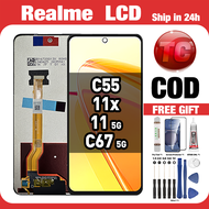 LCD REALME C55/ 11 5G/ 11x 5G/ C67 5G Compatible For Original Glass Touch Screen Digitizer