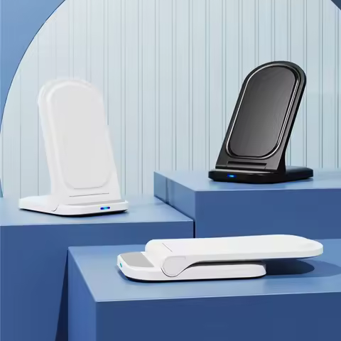 Foldable Wireless Charger Stand Pad Desktop Phone Chargers Holder Induction Fast Charging Station Do