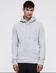 Allsaints Raven hoodie 灰色帽t （可議價）