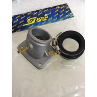 SWIPOH INTAKE 4 LOBANG LC135 135LC SUPERHEAD INTAKE SUPER HEAD INTAKE PIPE CARB CARBURATOR TENGKOK P
