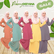 By Melia Design Baju Kurung Pesak Pahang Cey Embroidery Polka dot Kain Cubit Murah Viral Kurung Cikg