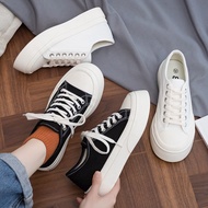 Cv Shoes Low Neck With Thick High Sole full box, bata ulzzang canvas Sneakers With Flat Sole - SAGI Dang