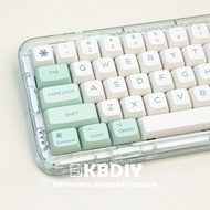 【Worth-Buy】 Kbdiy 134 Keys Snow Mountain Mac Pbt Keycap Xda Profile Keycaps For Mechanical Keyboard Key Caps Custom Diy Set Mk870 Gk61