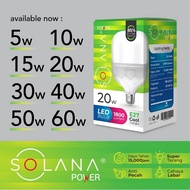 SOLANA T-Bulb LED Capsule Lamp 50 Watt White 5W 10W 15W 20W 30W 40W 50W and 60W SNI