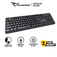 Online Exclusive | Alcatroz KB1000 Silent Wired Keyboard