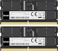 Lexar SODIMM 2x8GB DDR5 RAM 5600MHz, 262-Pin SODIMM Laptop RAM, High Performance Gaming DRAM SO-DIMM