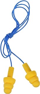 3M EAR Ultrafit Corded Ear Plugs 340-4004, 100-Pair, Yellow, Poly Bag