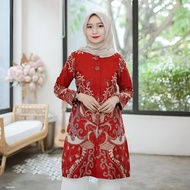 COUPLE TUNIK BATIK FASHION WANITA ATASAN WANITA BAJU WANITA design fashion tunic ornament batik styl