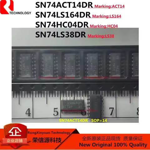 10pcs SN74ACT14DR ACT14 SN74ACT14 SN74HC04DR HC04 SN74HC04 SN74LS38DR LS38 SN74LS38 SN74LS164DR LS16