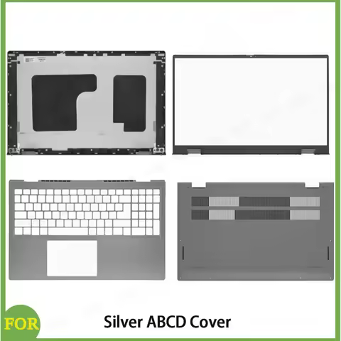 BDBH For Dell Inspiron 15Pro 5510 5515 P106F LCD Screen Back Cover 0CHFVW Front Bezel Hinges Palmres