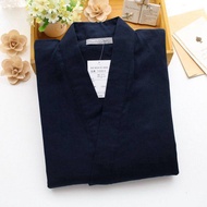 620Men Traditional Japanese Pajamas Set Cotton Robe Pants Kimono Haori Yukata Nightgown Japan Style 