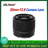 VILTROX 20มม. F2.8เลนส์กล้องถ่ายรูปเต็มเฟรมมุมกว้างพิเศษออโต้โฟกัสเลนส์สำหรับ Sony E Nikon Z กล้องติดตั้ง