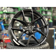 NEW 17X7.5J Lenso Jager Dyna Rim (set of 4) Satin Black 5X114.3 for Civic Camry Lancer CX3 CX30 CX5 