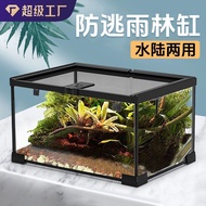 Warmer Craftsman Climbing Pet Pet Glass Tank Climbing Pet Box Rainforest Tank Fish Gecko Turtle Spid
