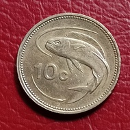 Koin Malta 10 Cent