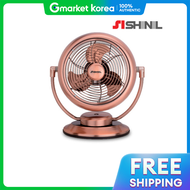 Shinil | Shinil 8 Metal Box Fan Sif-D8Mfg (Gold)