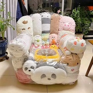 Storage Storage Transparent Sofa Doll Storage Chair Sofa Plush Toy Doll with Grab Doll Storage Chair